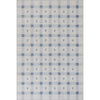 Valen Modern Plaid Machine Washable Rug - Blue