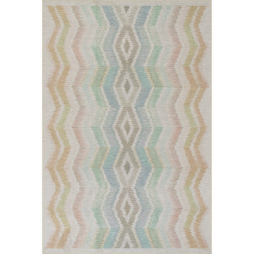 Chevron Machine Washable Rug - Multi