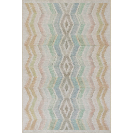 Chevron Machine Washable Rug - Multi