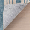 Birmingham Blue Machine Washable Rug