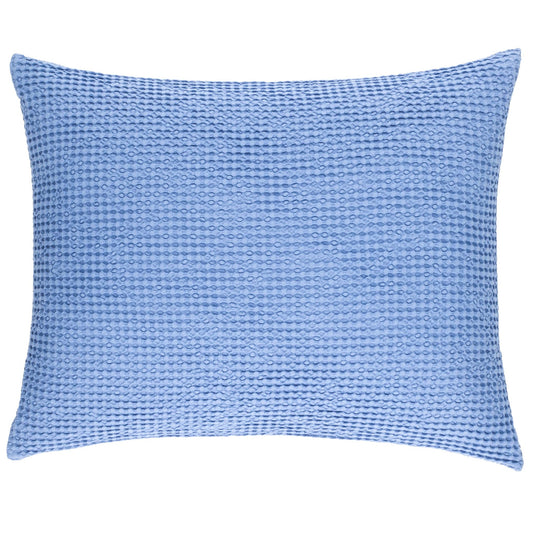 Bubble French Blue Matelasse Sham
