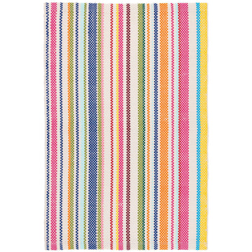 Summer Stripe Handwoven Indoor/Outdoor Rug - Multi