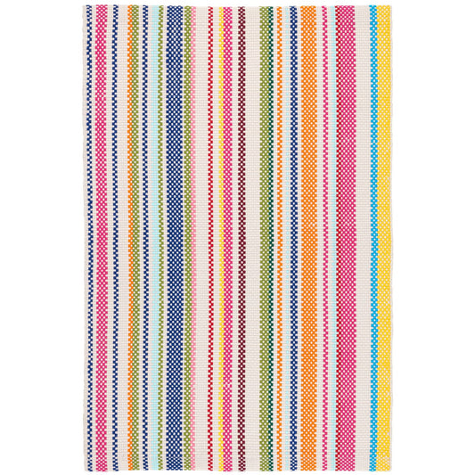 Summer Stripe Handwoven Indoor/Outdoor Rug - Multi