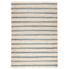 Moana Stripe Handwoven Jute Rug - Blue