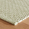 Miss Muffet Olive Handwoven Cotton Rug