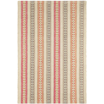 Long Slade Spice Handwoven Cotton Rug