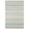Poppy Blue Handwoven Wool Rug