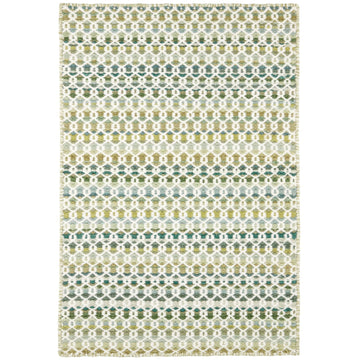 Poppy Moss Handwoven Wool Rug
