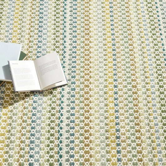 Poppy Moss Handwoven Wool Rug