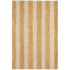 Silas Stripe Gold Hand Micro Hooked Wool Rug