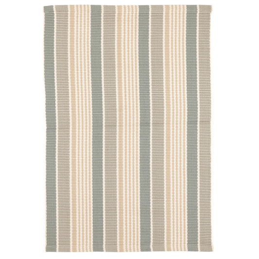 Mystic Stripe Slate Handwoven Indoor/Outdoor Rug