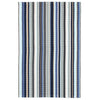 Westbrook Stripe Blue Handwoven Indoor/Outdoor Rug