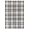 Lakeville Plaid Charcoal Handwoven Indoor/Outdoor Rug