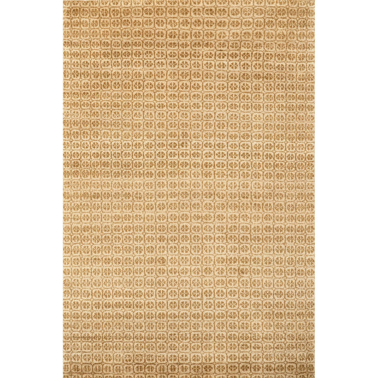 Tullie Ochre Hand Knotted Wool Rug