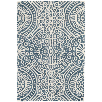 Temple Ink Hand Micro Hooked Wool Rug