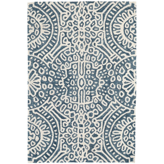 Temple Ink Hand Micro Hooked Wool Rug
