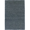 Honeycomb Indigo/Grey Handwoven Wool Rug