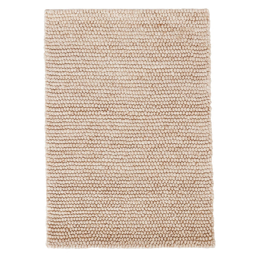 Niels Latte Handwoven Wool/Viscose Rug