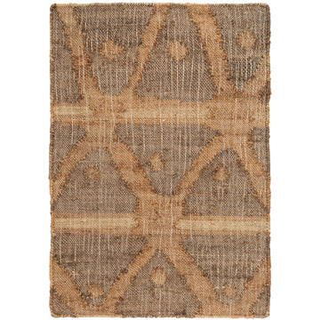 Rumi Handwoven Jute Rug - Brown