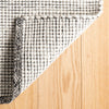 Network Black Handwoven Wool Rug