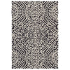 Temple Charcoal Hand Micro Hooked Wool Rug