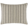 Fira Jacquard Black Coverlet Sham