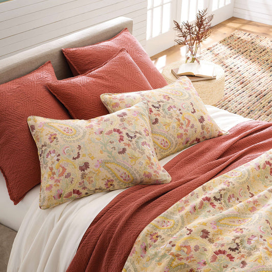 Kerala Spice Matelasse Coverlet