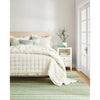 Long Slade Teal Handwoven Cotton Rug