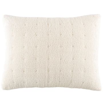 Marshmallow Fleece Ivory Puff Sham