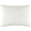 Parisienne Velvet Dove White Quilted Sham