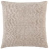 Viola Velvet Grey Quilted Sham
