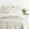 Margot Linen Pewter Blue Sham