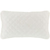 Quilted Silken Solid Ivory Sham