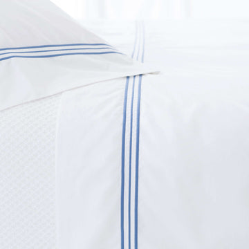 Trio French Blue Flat Sheet