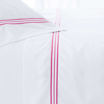 Trio Fuchsia Flat Sheet