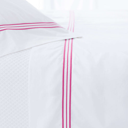 Trio Fuchsia Flat Sheet