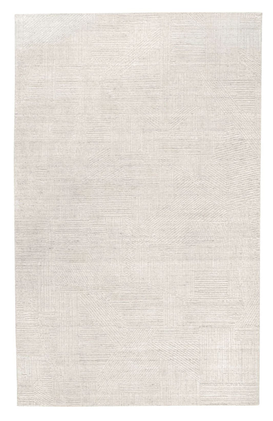 Adrian Beige Handwoven Wool Rug Rugs 