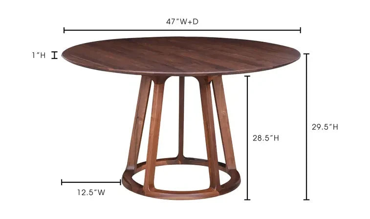 Aldo Round Dining Table Dining Tables 