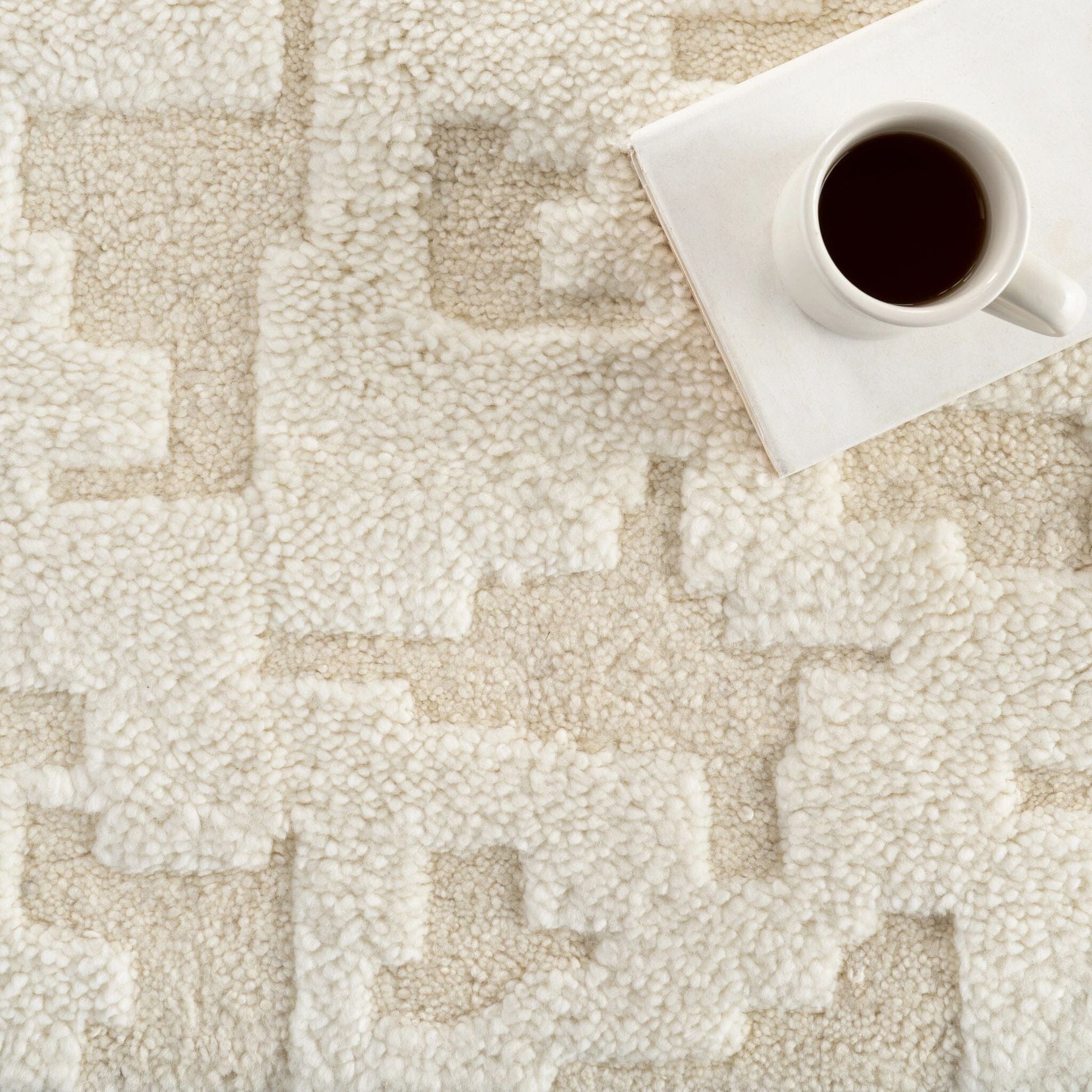 Alora Natural Hand Knotted Wool Rug Rugs 