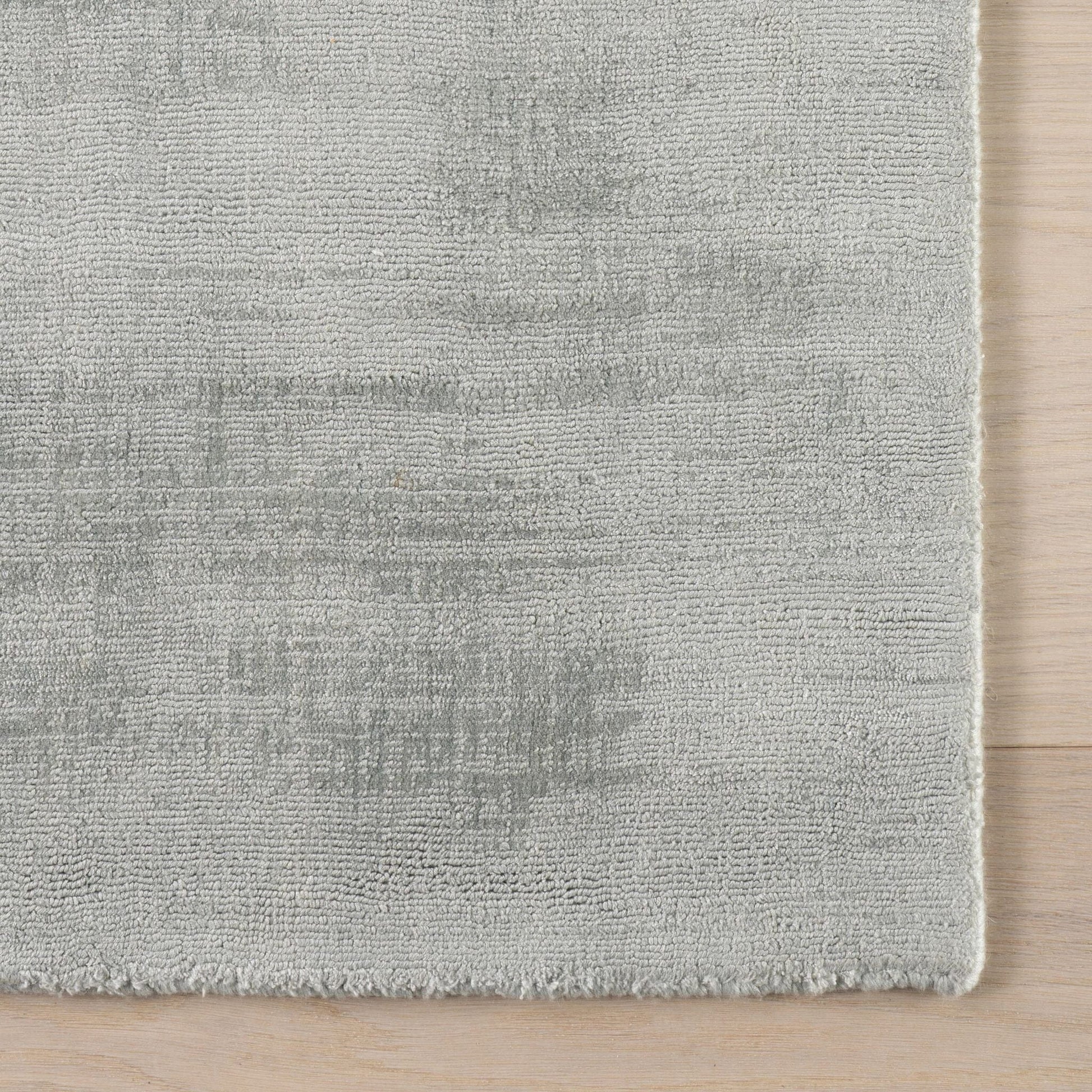 Alva Sky Hand Loom Knotted Viscose Rug Rugs 
