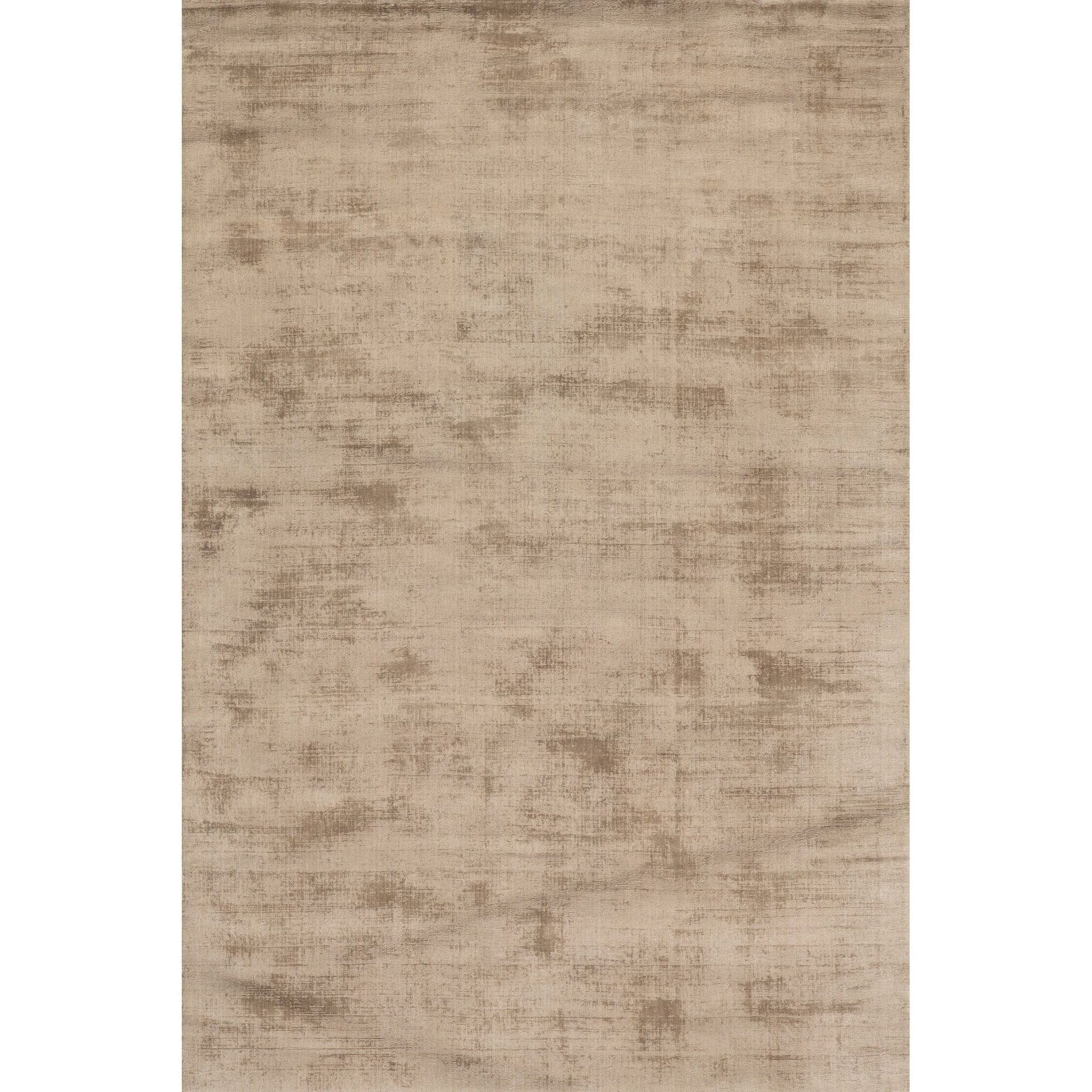 Alva Taupe Hand Loom Knotted Viscose Rug Rugs 