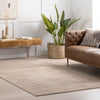 Alva Taupe Hand Loom Knotted Viscose Rug Rugs 