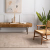 Alva Taupe Hand Loom Knotted Viscose Rug Rugs 
