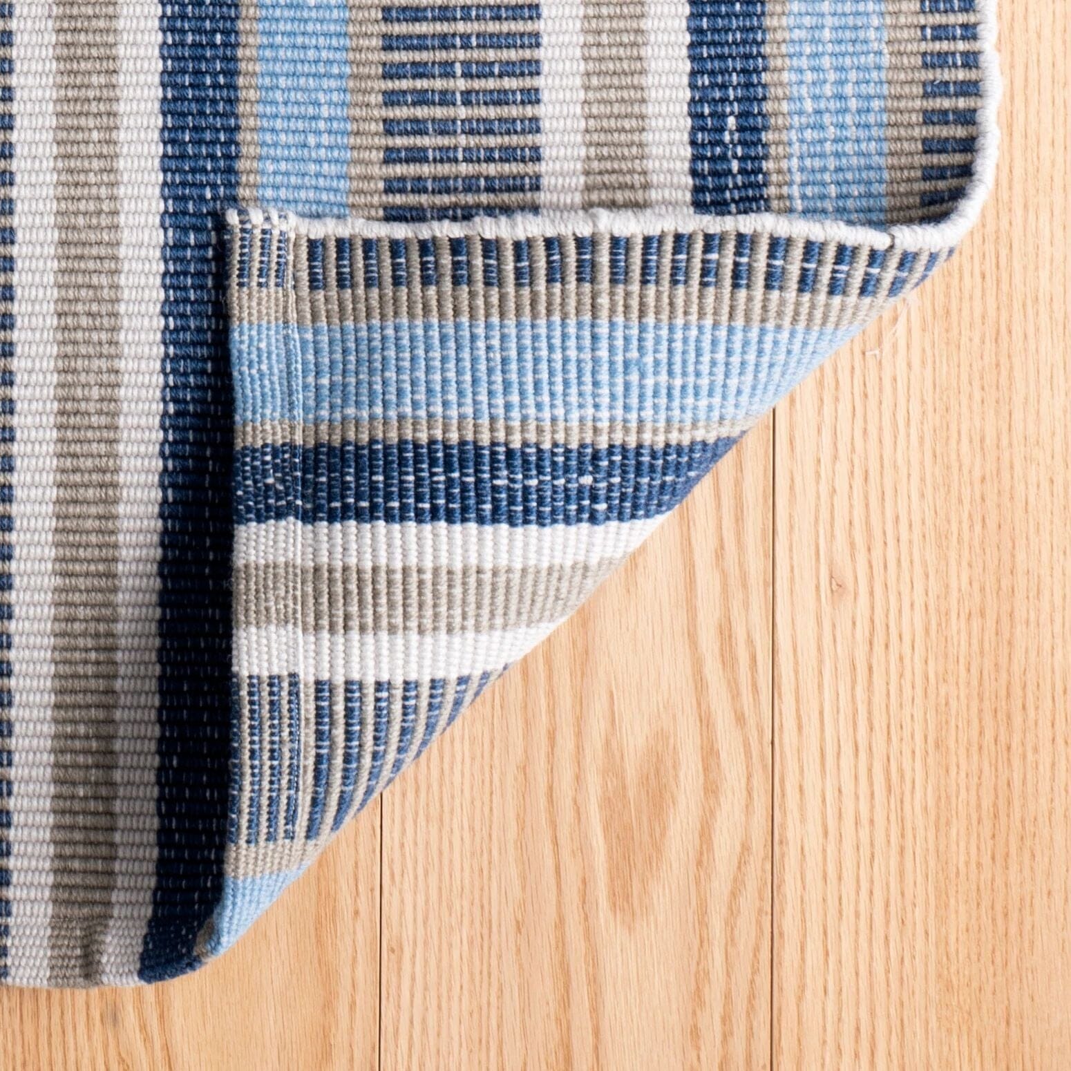 Always Greener Blue/Grey Handwoven Indoor/Outdoor Rug Rugs 