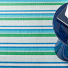 Always Greener Cobalt/Green Machine Washable Rug WASHABLE 