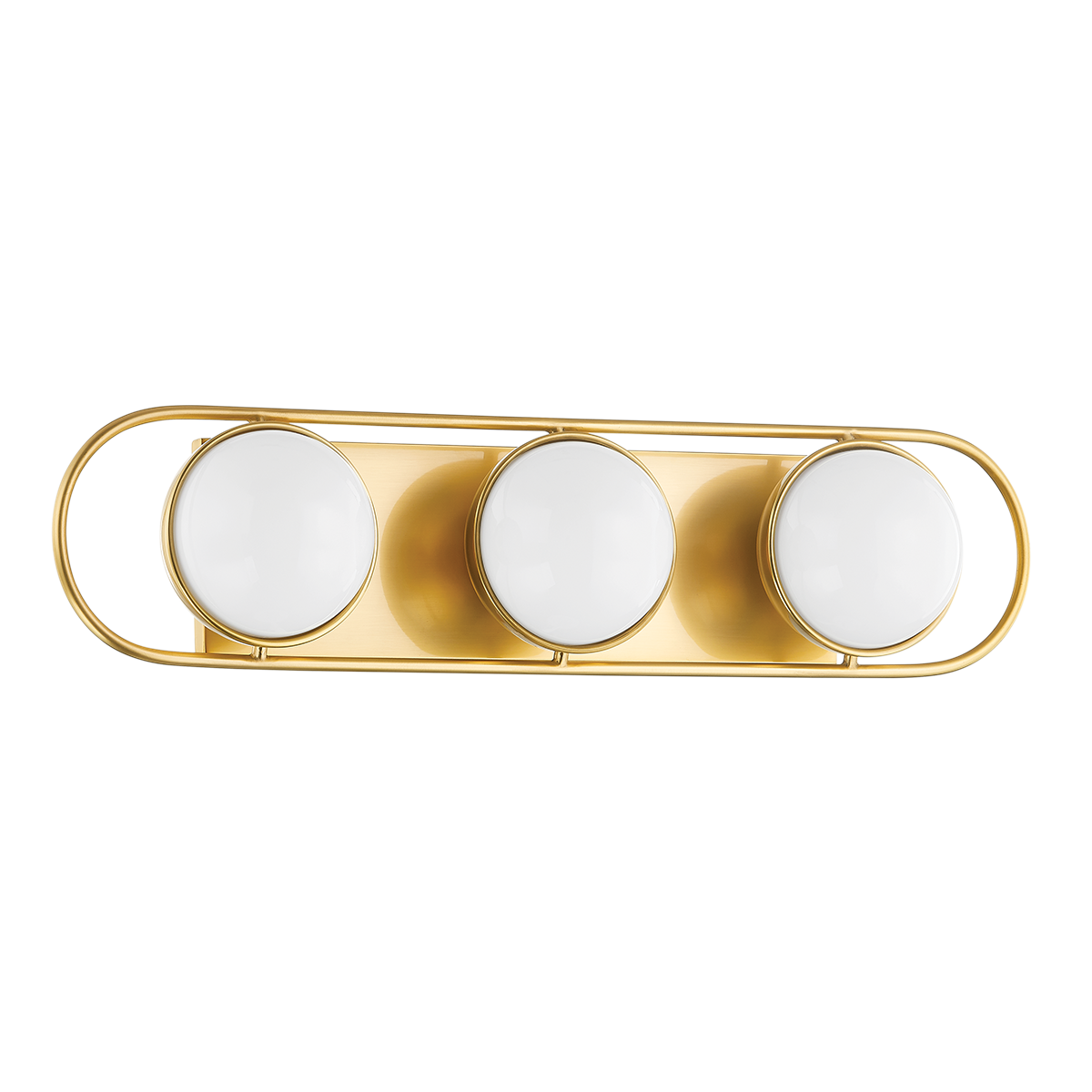 Amy Bath And Vanity Triple Bath and Vanity Aged Brass 