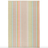 Ana Ticking Aqua Machine Washable Rug WASHABLE 