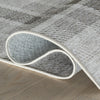 Andri Modern Plaid Machine Washable Rug - Black Rugs 