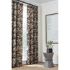 Antigua Linen Black Curtain Panel Curtain Panel 