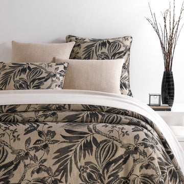 Antigua Linen Black Duvet Cover Duvet Cover 